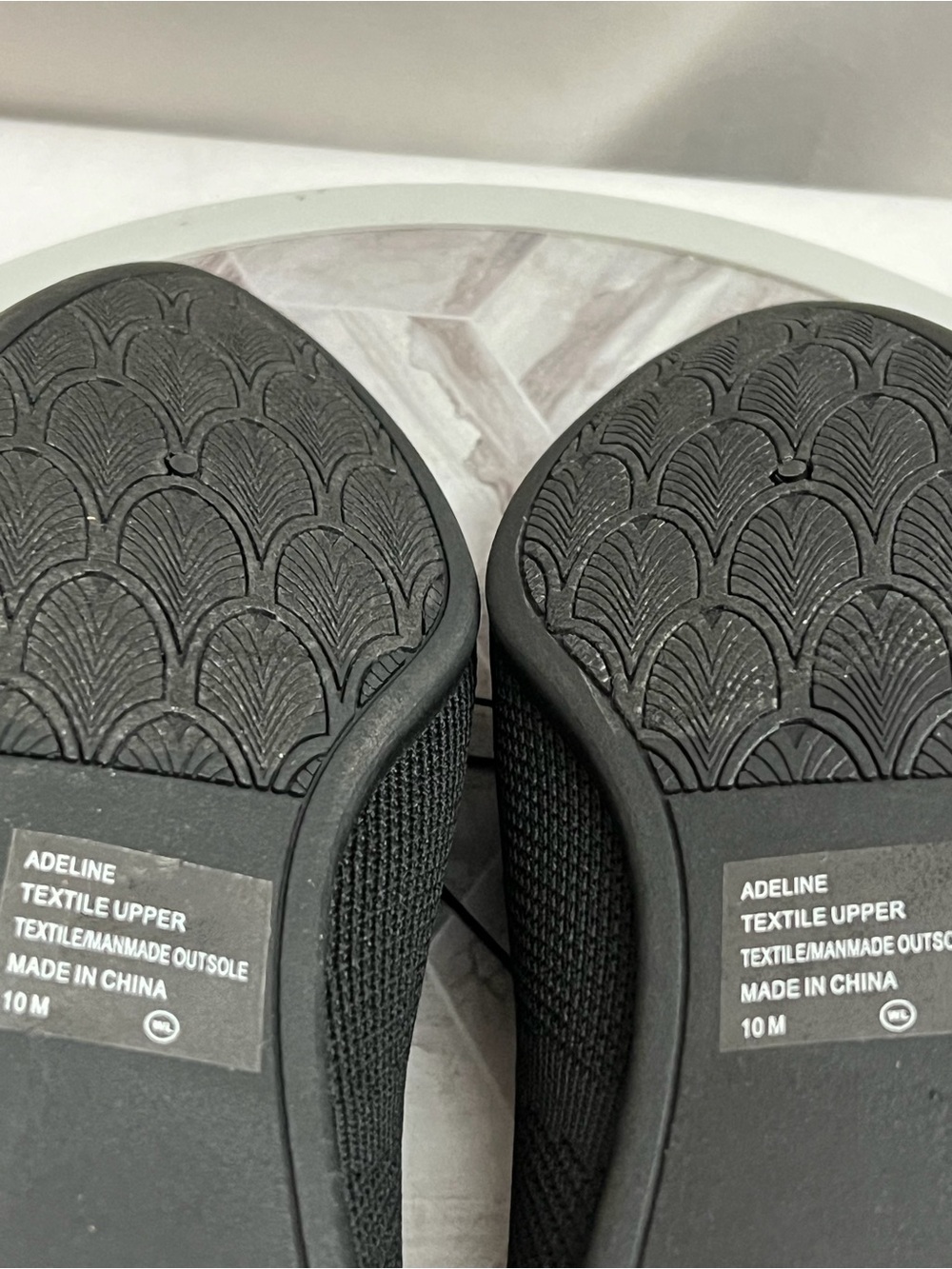 POP Adeline Black Knitted Flats Women’s Size 10M Memory Foam NWT - Picture 8 of 11